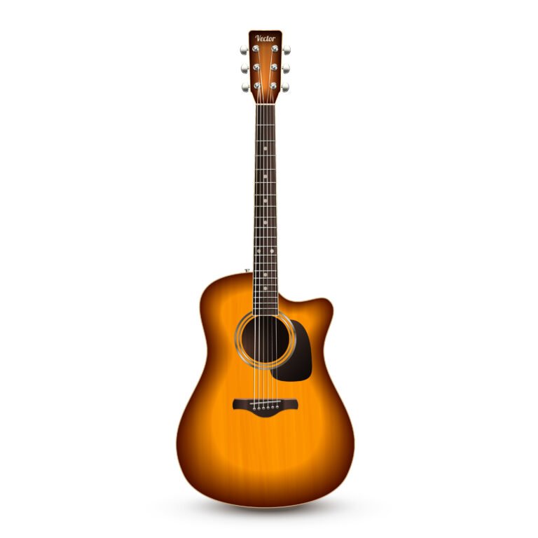 Foni Sanat Guitar Realistic Isolated