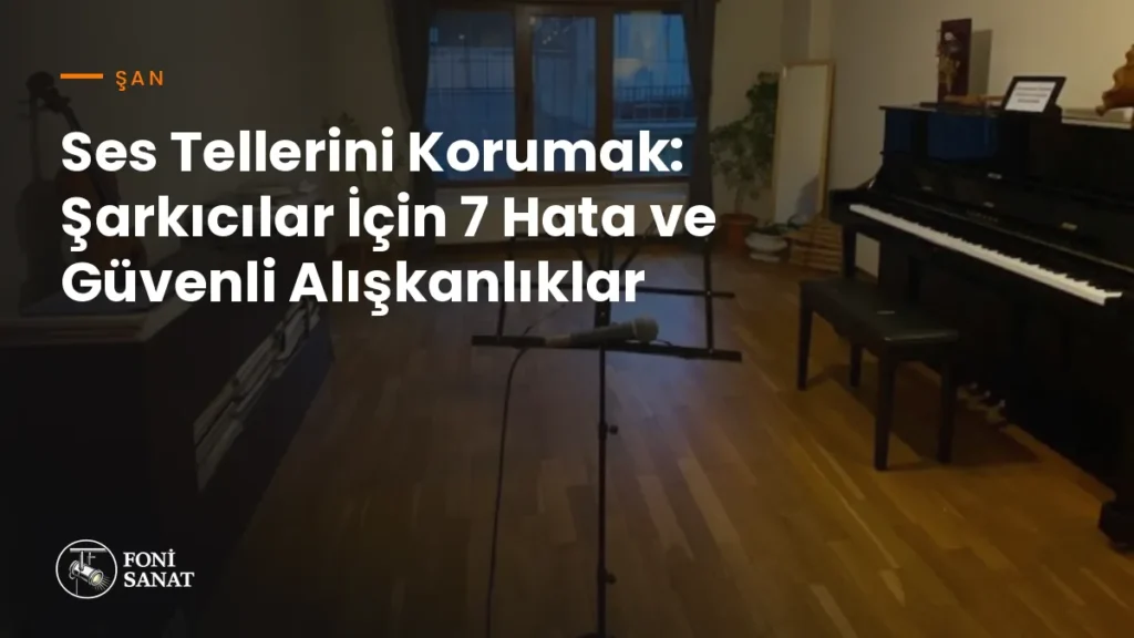 Ses Tellerini Korumak: Şarkıcılar İçin 7 Hata ve Güvenli Alışkanlıklar