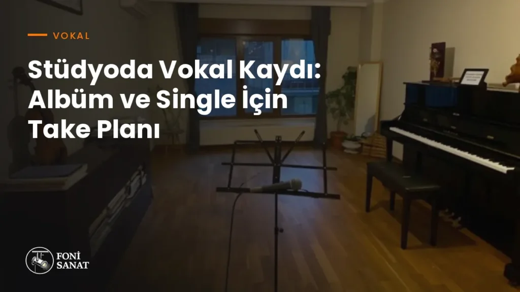 Stüdyoda Vokal Kaydı: Albüm ve Single İçin Take Planı