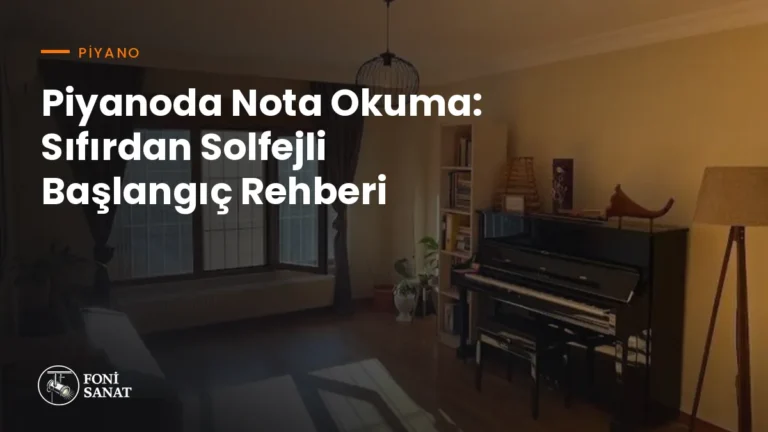 Piyanoda Nota Okuma: Sıfırdan Solfejli Başlangıç Rehberi