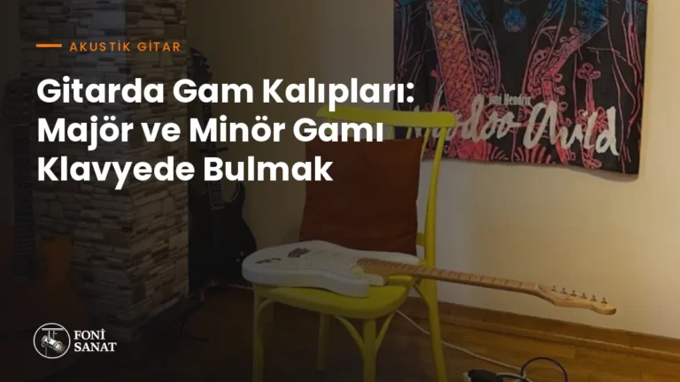 Gitarda Gam Kalıpları: Majör ve Minör Gamı Klavyede Bulmak